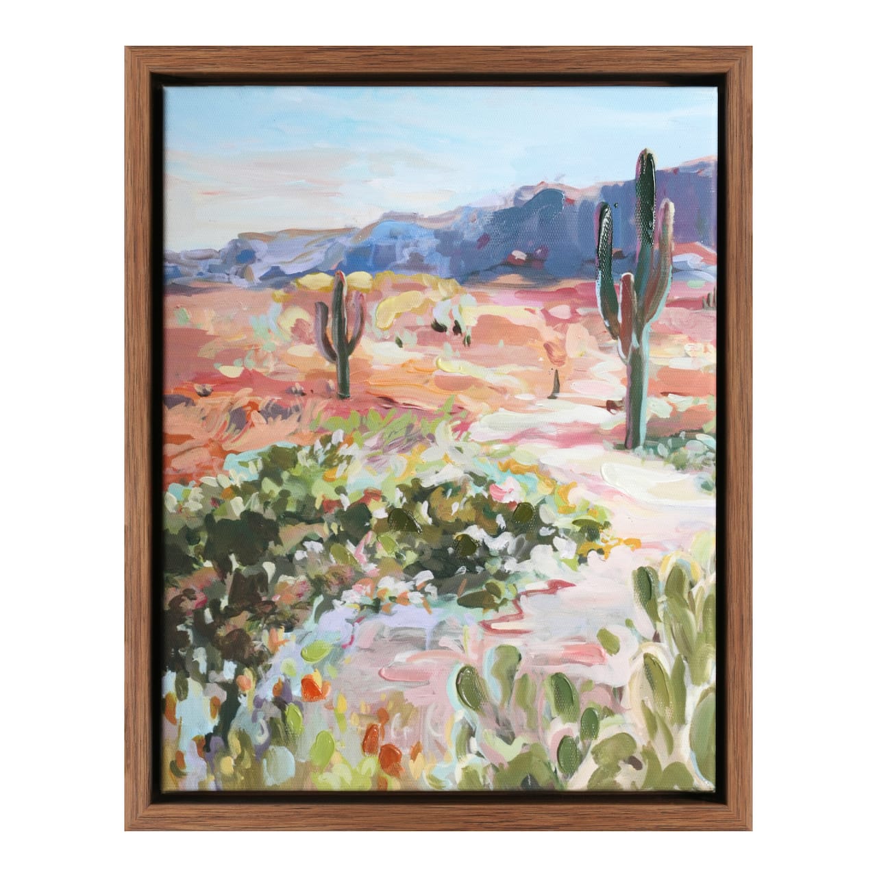 10" Cactus Field Canvas Wall Art by Ashland®